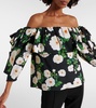 Floral off-shoulder top