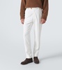 Cotton corduroy slim pants