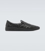 Sawyer leather slip-on sneakers