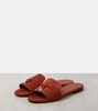 Summer Charms suede sandals