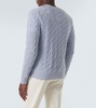 Cable-knit cashmere sweater