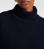 Wool and cashmere turtleneck sweater