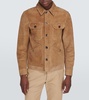 Suede field jacket