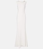 Bridal Corsica embellished cady gown