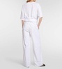 Jugi cotton wide-leg pants