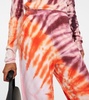 Neal tie-dye wool and cashmere pants