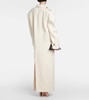 Rutul cotton and wool-blend coat