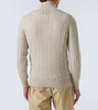 Mezzocollo Treccia cashmere sweater