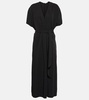 Tie-waist maxi dress