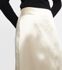 Bartelle satin maxi skirt