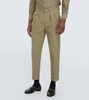 Semi Sartorial cotton satin chinos