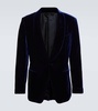 Shelton velvet blazer