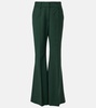 Rhein wool flared pants