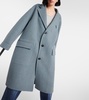 Single-breasted cashmere coat