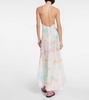 Silk maxi dress