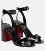 Miss Sabina 85 patent leather sandals