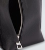 Vertical T Pocket grained leather belt bag