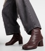 Tabi leather ankle boots