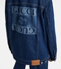 Logo denim overshirt