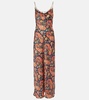 Paisley maxi dress