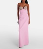 Cordelia embellished strapless gown