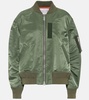 Nylon bomber jacket