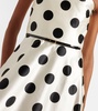 Cippo polka-dot cotton and silk maxi dress