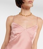 Bridal Selce satin slip dress