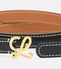 Leather belt