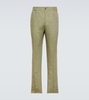 Linen straight pants