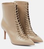 Blaine 80 leather lace-up ankle boots