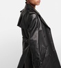 Murphy leather trench coat