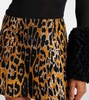 Leopard-print miniskirt