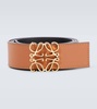 Anagram leather belt