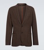 2B cashmere and silk piqué blazer