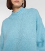 Idol mohair-blend mockneck sweater