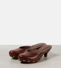 Judith studded leather clogs