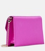 Loubi54 satin clutch