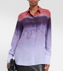 Printed silk shirt