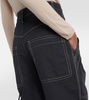 Denzel high-rise wide-leg jeans