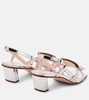 Belle Vivier 45 patent leather sandals