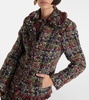 Wool-blend tweed jacket