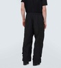 Wide-leg technical cargo pants