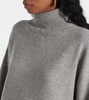 Wool and cashmere turtleneck sweater