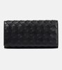 Intrecciato leather wallet