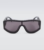 Fendi Lab embossed shield sunglasses