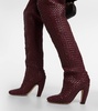 Canalazzo leather over-the-knee boots