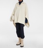 Britney cashmere and silk poncho