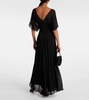 Murge draped silk gown