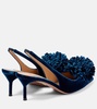 Couturier 65 velvet slingback pumps